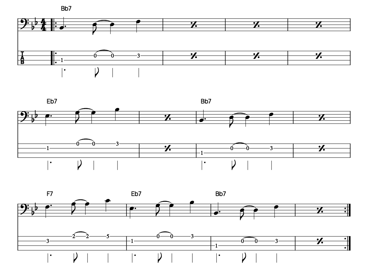 Latin Rhumba Blues Demosong